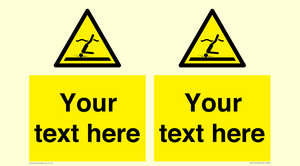 WL7415: Custom Warning Shallow water diving