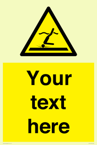 WL7415: Custom Warning Shallow water diving