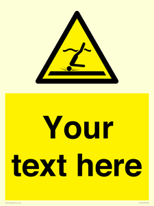 WL7415: Custom Warning Shallow water diving