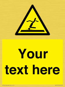 WL7415: Custom Warning Shallow water diving