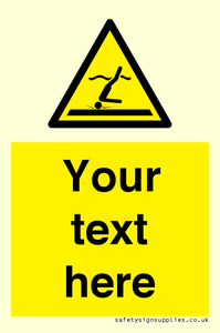 WL7415: Custom Warning Shallow water diving