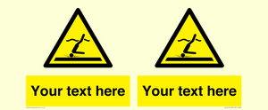 WL7415: Custom Warning Shallow water diving