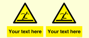 WL7415: Custom Warning Shallow water diving