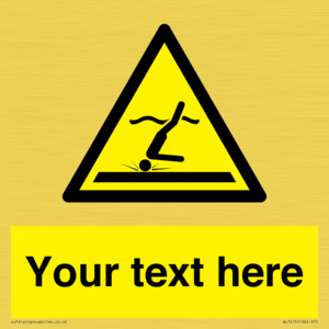 WL7415: Custom Warning Shallow water diving