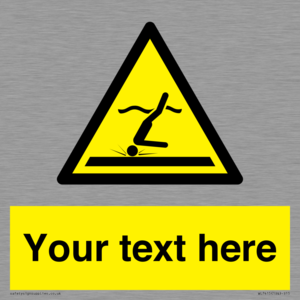 WL7415: Custom Warning Shallow water diving