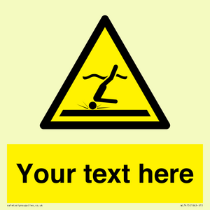 WL7415: Custom Warning Shallow water diving