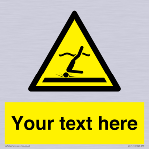 WL7415: Custom Warning Shallow water diving