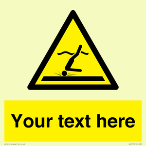 WL7415: Custom Warning Shallow water diving