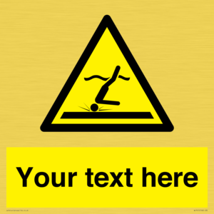 WL7415: Custom Warning Shallow water diving