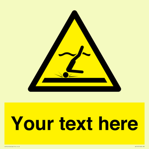 WL7415: Custom Warning Shallow water diving