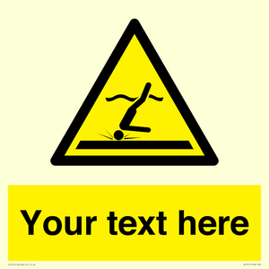 WL7415: Custom Warning Shallow water diving