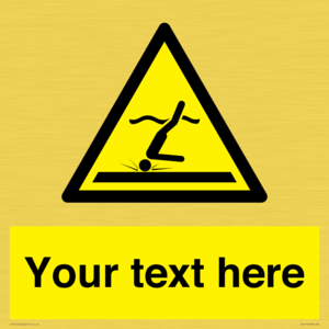 WL7415: Custom Warning Shallow water diving