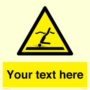 WL7415: Custom Warning Shallow water diving