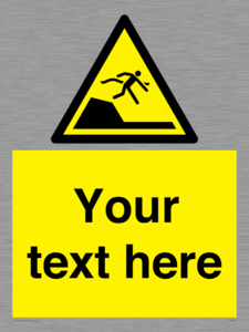 WL7417: Custom Warning sudden drop in swimming or leisure pools