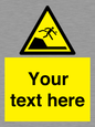 WL7417: Custom Warning sudden drop in swimming or leisure pools