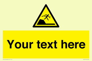 WL7417: Custom Warning sudden drop in swimming or leisure pools