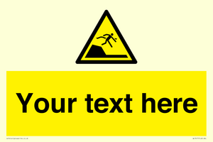 WL7417: Custom Warning sudden drop in swimming or leisure pools