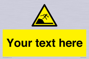 WL7417: Custom Warning sudden drop in swimming or leisure pools