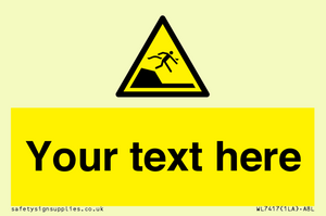 WL7417: Custom Warning sudden drop in swimming or leisure pools