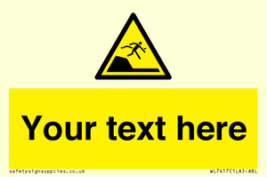WL7417: Custom Warning sudden drop in swimming or leisure pools