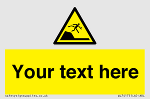 WL7417: Custom Warning sudden drop in swimming or leisure pools