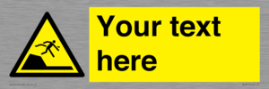 WL7417: Custom Warning sudden drop in swimming or leisure pools