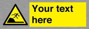 WL7417: Custom Warning sudden drop in swimming or leisure pools