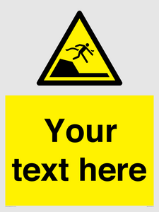 WL7417: Custom Warning sudden drop in swimming or leisure pools
