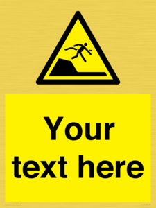 WL7417: Custom Warning sudden drop in swimming or leisure pools