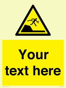 WL7417: Custom Warning sudden drop in swimming or leisure pools