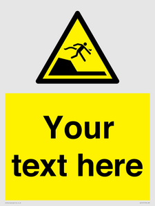 WL7417: Custom Warning sudden drop in swimming or leisure pools