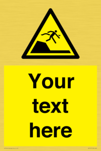 WL7417: Custom Warning sudden drop in swimming or leisure pools