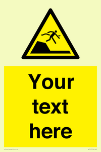 WL7417: Custom Warning sudden drop in swimming or leisure pools