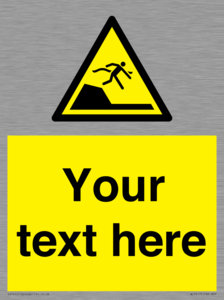 WL7417: Custom Warning sudden drop in swimming or leisure pools