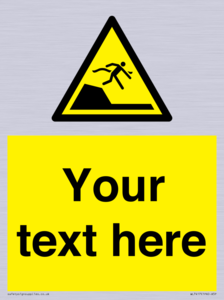 WL7417: Custom Warning sudden drop in swimming or leisure pools