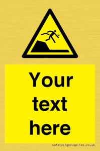 WL7417: Custom Warning sudden drop in swimming or leisure pools