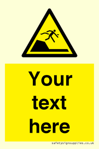WL7417: Custom Warning sudden drop in swimming or leisure pools