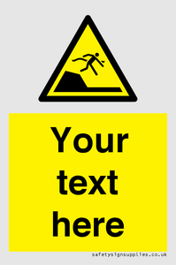 WL7417: Custom Warning sudden drop in swimming or leisure pools
