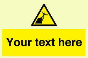 WL7419: Custom Warning unstable cliff edge