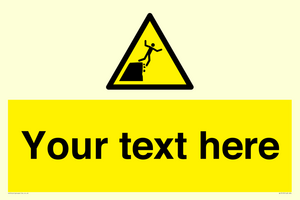 WL7419: Custom Warning unstable cliff edge