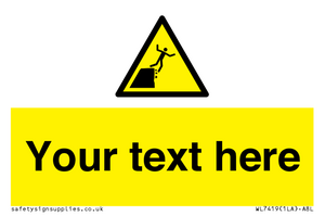 WL7419: Custom Warning unstable cliff edge