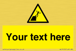 WL7419: Custom Warning unstable cliff edge