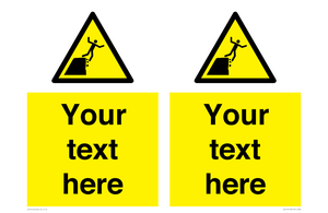 WL7419: Custom Warning unstable cliff edge