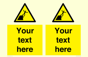 WL7419: Custom Warning unstable cliff edge