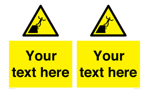 WL7419: Custom Warning unstable cliff edge