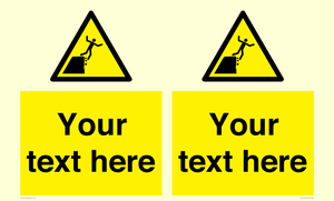 WL7419: Custom Warning unstable cliff edge