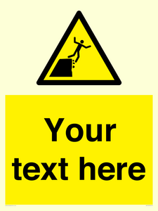 WL7419: Custom Warning unstable cliff edge