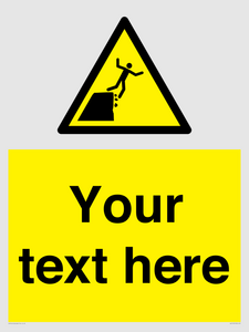 WL7419: Custom Warning unstable cliff edge