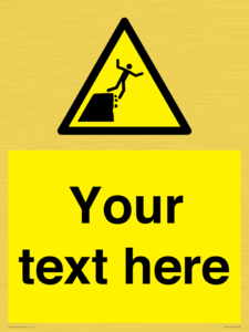 WL7419: Custom Warning unstable cliff edge