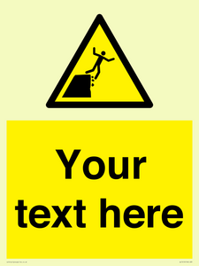 WL7419: Custom Warning unstable cliff edge